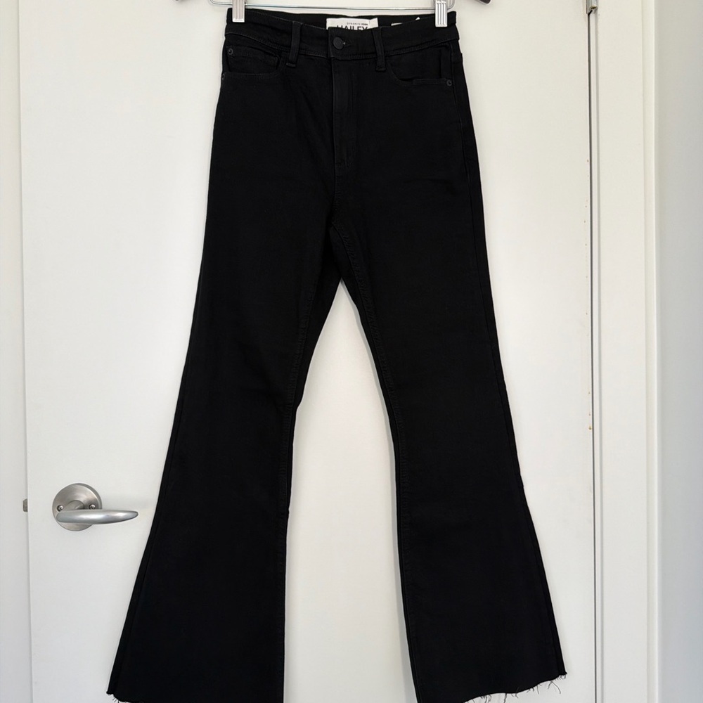 SOLD Hailey Dynamite Classic Black Flared Women Jeans